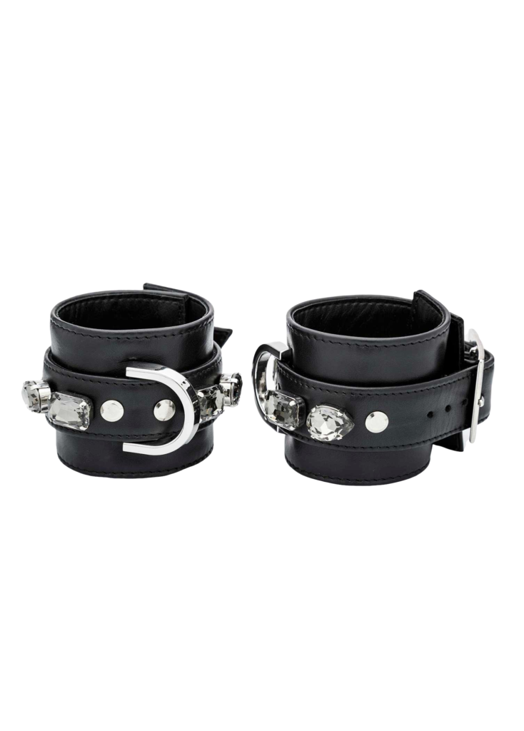 LEATHER BDSM HANDCUFFS: 159€ - Image 1