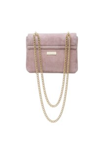 BEIGE PINK SUEDE MINI BAG - Image 2