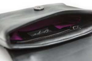 BLACK SUEDE MINI BAG - Image 3