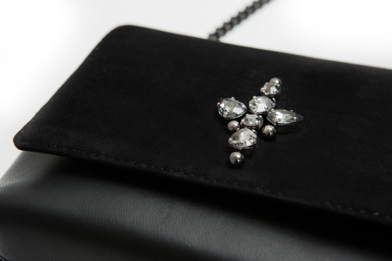 BLACK SUEDE MINI BAG - Image 4