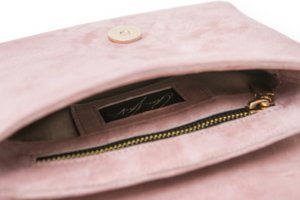 BEIGE PINK SUEDE MINI BAG - Image 4