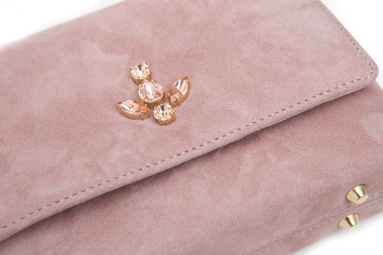BEIGE PINK SUEDE MINI BAG - Image 5