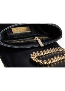 BLACK LEATHER TASSEL BAG - Image 3