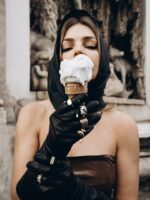 CLASSICAL LEATHER GLOVES | Red - Image 3