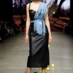 LEATHER FRINGE ACCESSORY WITH BELT