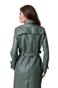 LEATHER TRENCH COAT - Image 2