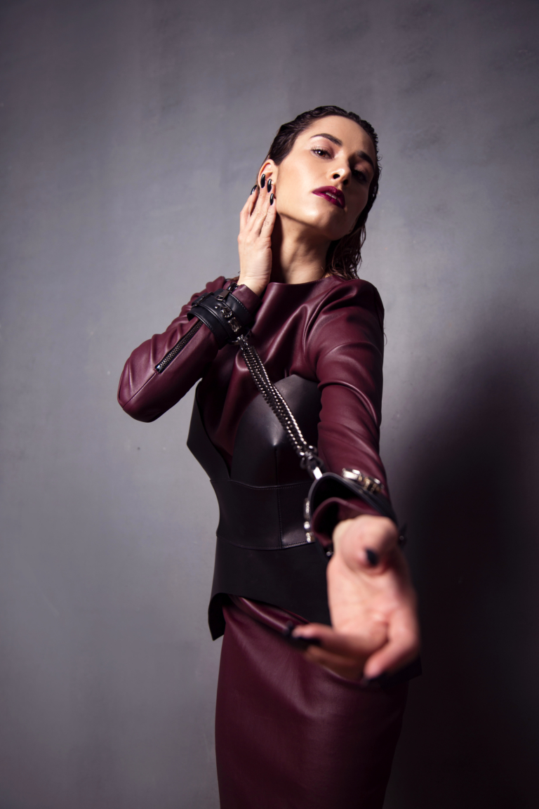 LONG SLEEVE MIDI DRESS - Image 6