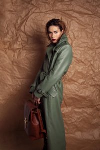 LEATHER TRENCH COAT - Image 10