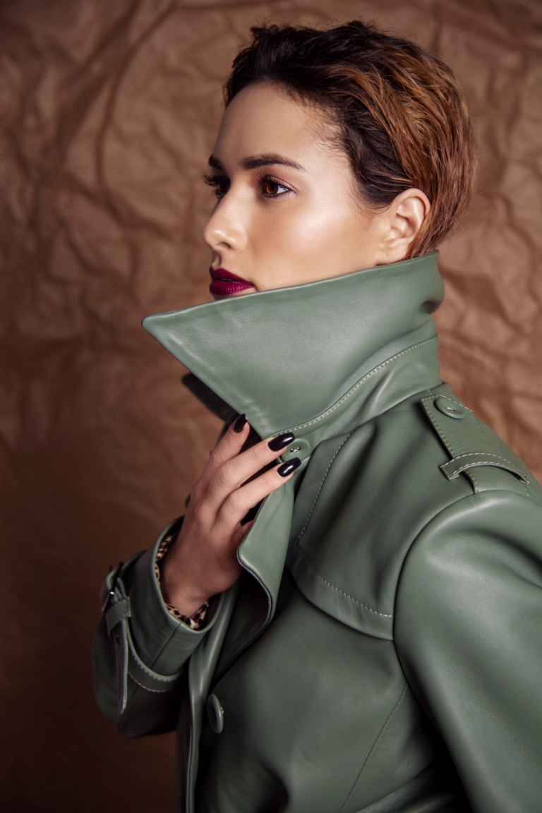 LEATHER TRENCH COAT - Image 9