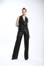 STYLISH OVERSIZED LEATHER JACKET - Image 4