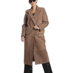 TAUPE SUEDE COAT