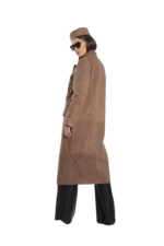 TAUPE SUEDE COAT - Image 2