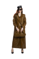 PONY FUR LEATHER COAT