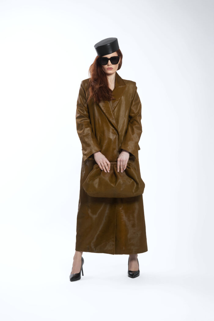 PONY FUR LEATHER COAT - Image 5
