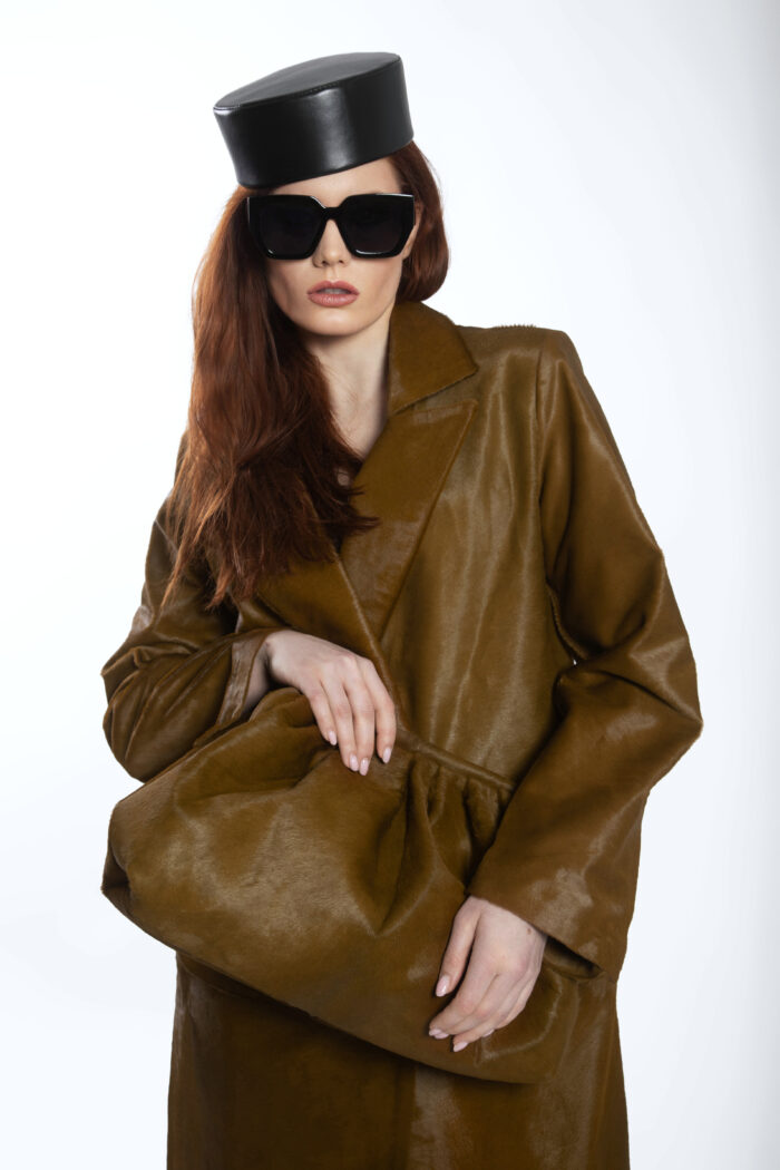 PONY FUR LEATHER COAT - Image 6