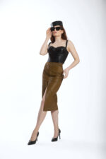 LEATHER CORSET TOP - Image 2