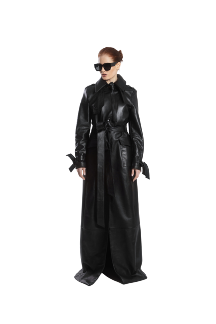 MAXI LEATHER COAT