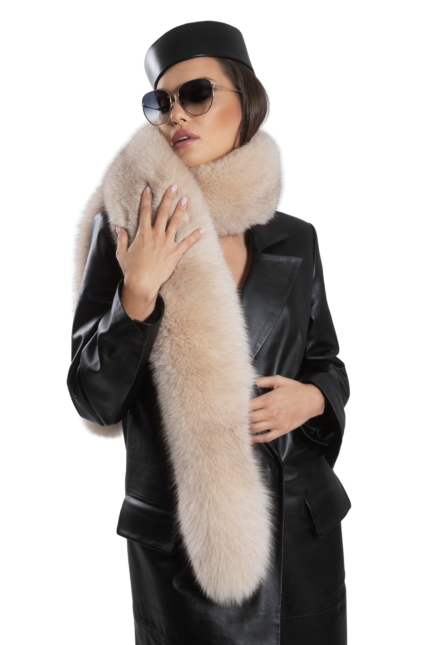 LIGHT PINK FOX FUR