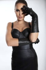 LEATHER CORSET DRESS - Image 5