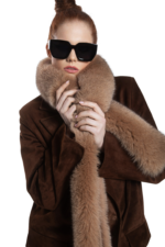 BEIGE FOX FUR