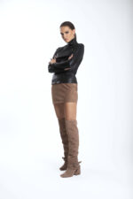 LEATHER TURTLENECK - Image 3