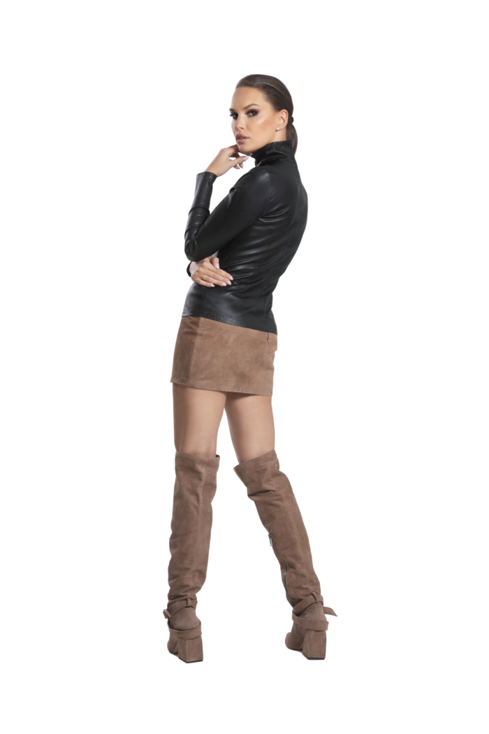 LEATHER TURTLENECK - Image 2