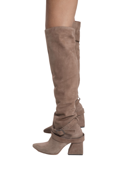 TAUPE SUEDE BOOTS