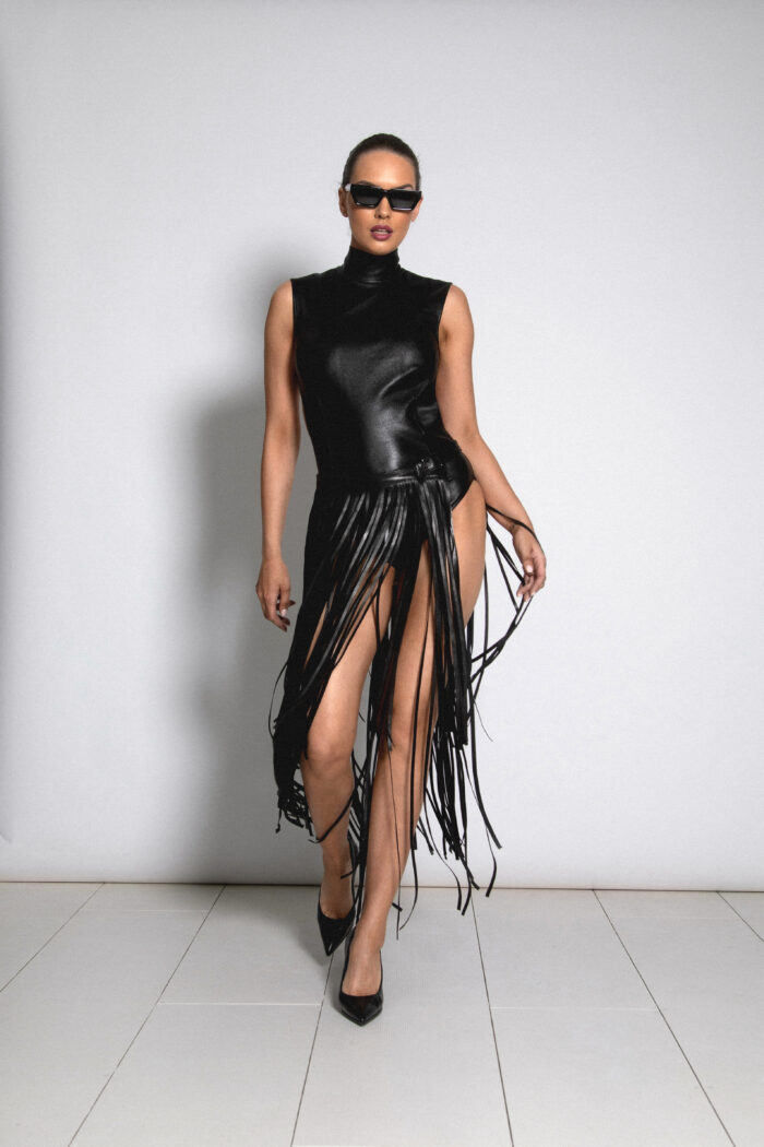 LEATHER FRINGE BELT - Image 3
