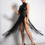 LEATHER FRINGE BELT