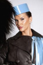 LEATHER PILLBOX HAT - Image 3