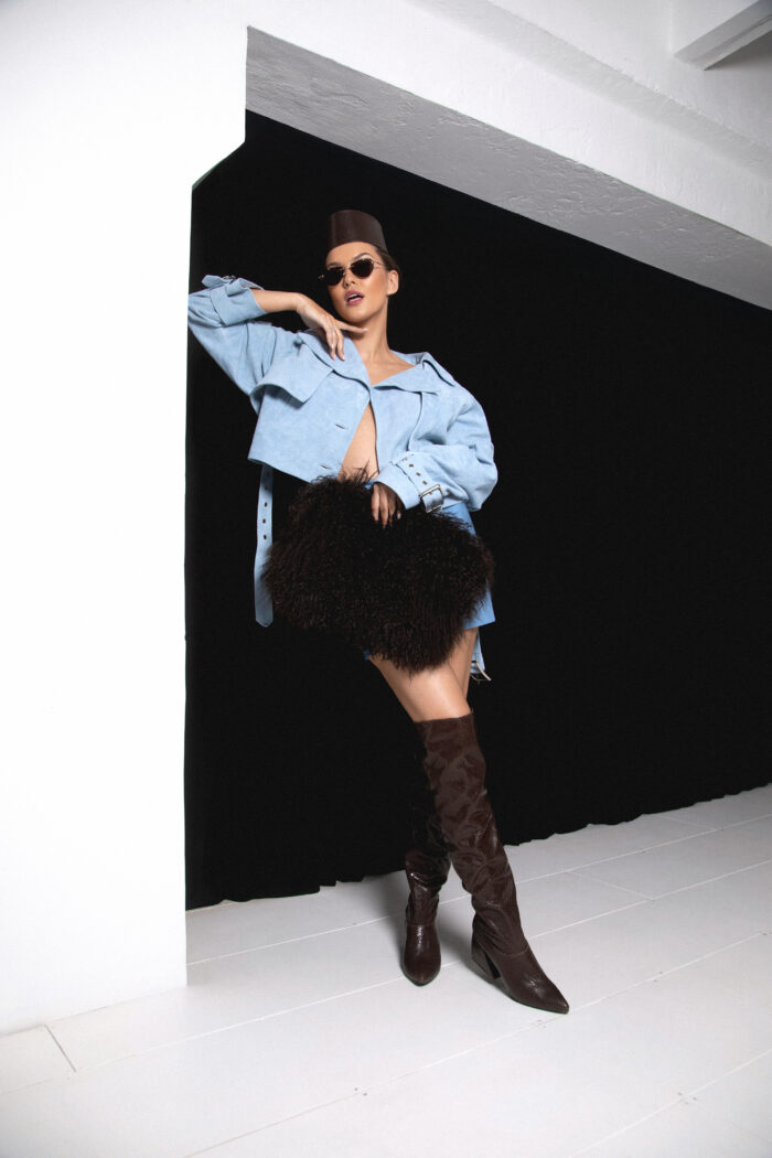 CROPPED SUEDE JACKET - Image 2