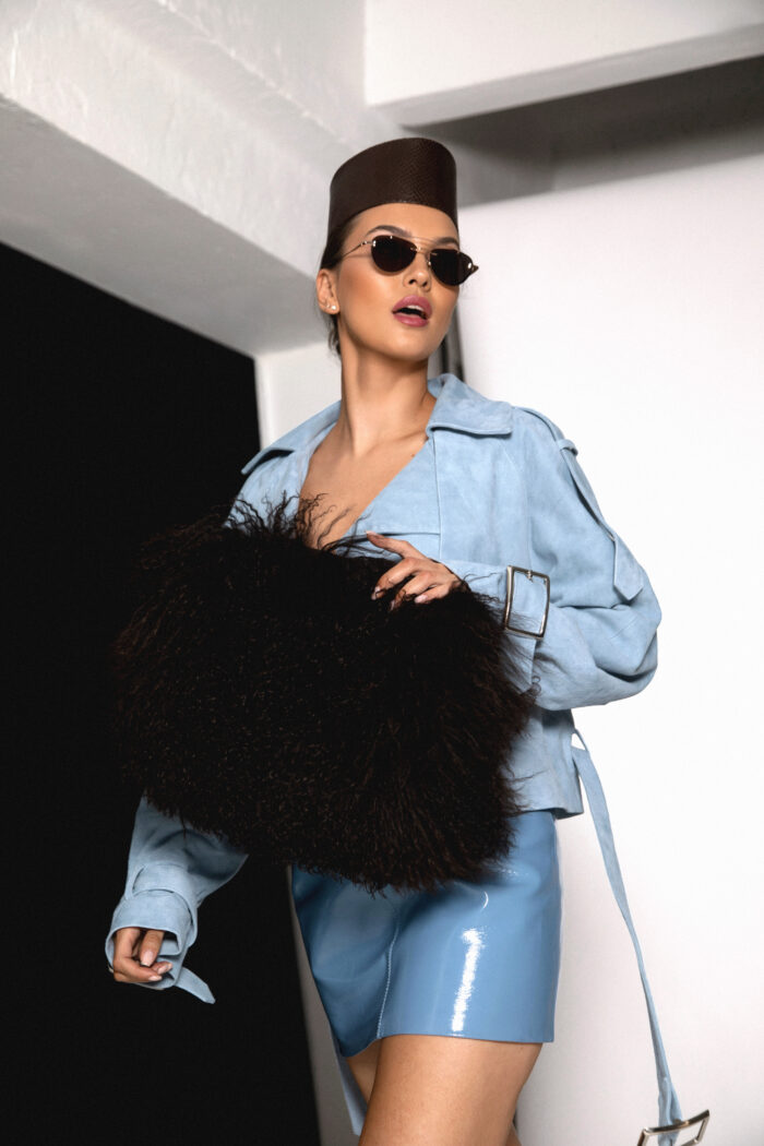 CROPPED SUEDE JACKET - Image 3
