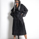 LEATHER TRENCH COAT