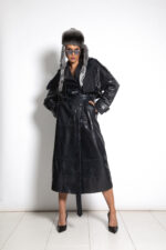 LEATHER TRENCH COAT