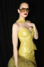 ZIP-FRONT LEATHER CORSET - Image 3