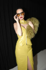 MIDI LEATHER SKIRTS - Image 3