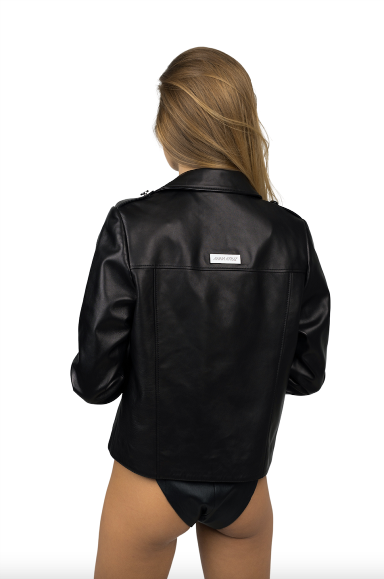 Classic lambskin leather jacket