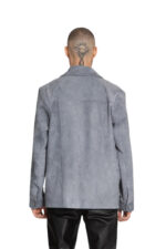 GREY SUEDE LEATHER JACKET - Image 2
