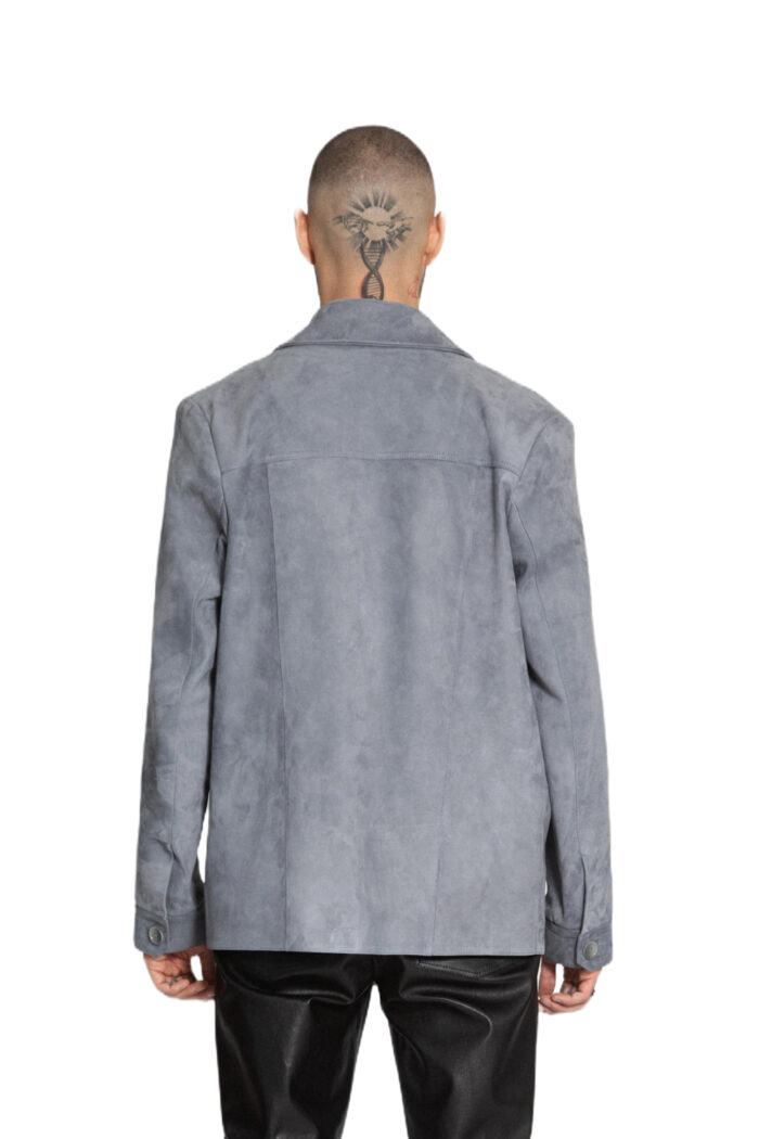 GREY SUEDE LEATHER JACKET - Image 2