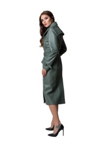 LEATHER TRENCH COAT - Image 7