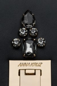 BLACK LEATHER TASSEL BAG - Image 5