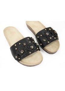 FLORAL SLIDE SANDALS - Image 2