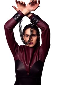 LEATHER BDSM HANDCUFFS: 159€ - Image 2