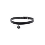 LEATHER CHOKER WITH SWAROVKI: 35€